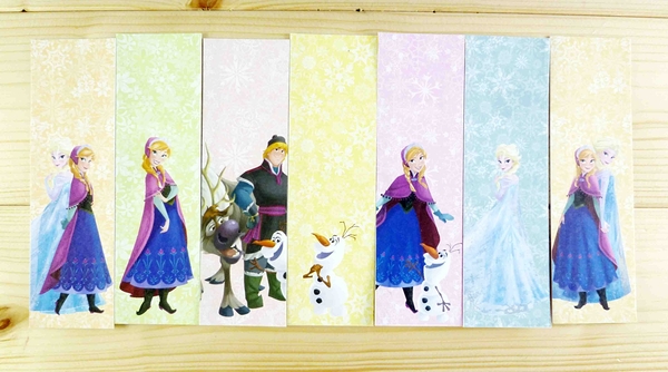 【震撼精品百貨】冰雪奇緣_Frozen~卡片-綜合人物A黃色