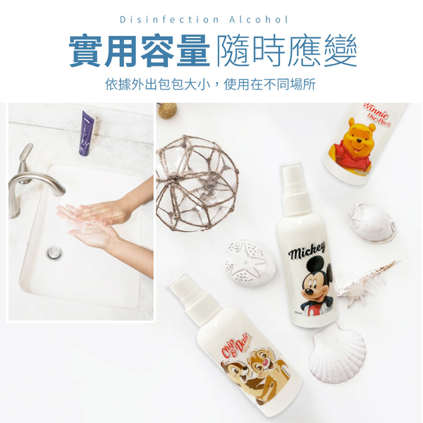 迪士尼經典系列 噴霧式分裝瓶HDPE 防疫必備噴瓶 可裝酒精 (100ml) product thumbnail 4