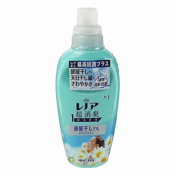 日本P&G Lenor一週間衣物消臭柔軟精(室內乾燥用)530ml【小三美日】 DS015742