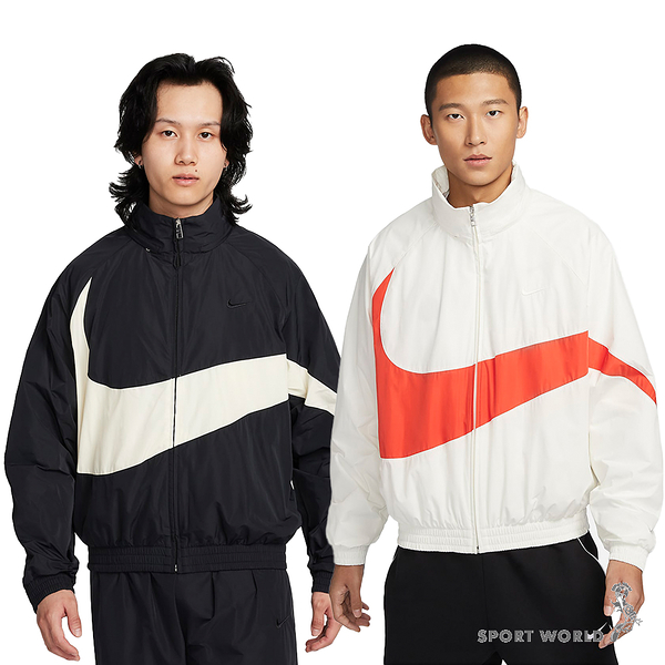 NIKE Sportswear Essential 女裝外套訓練大勾皺褶梭織抽繩粉【運動世界】DM6182-601, NIKE