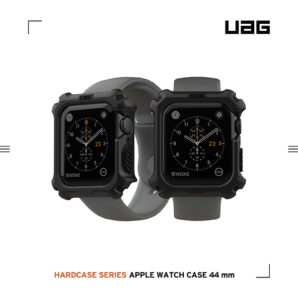 UAG Apple Watch 44mm 耐衝擊保護殼-黑