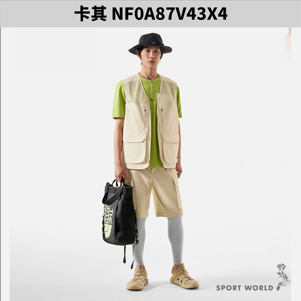 The North Face 北面 工裝背心外套 男裝 多口袋 黑/卡其【運動世界】NF0A87V4JK3/NF0A87V43X4 product thumbnail 7