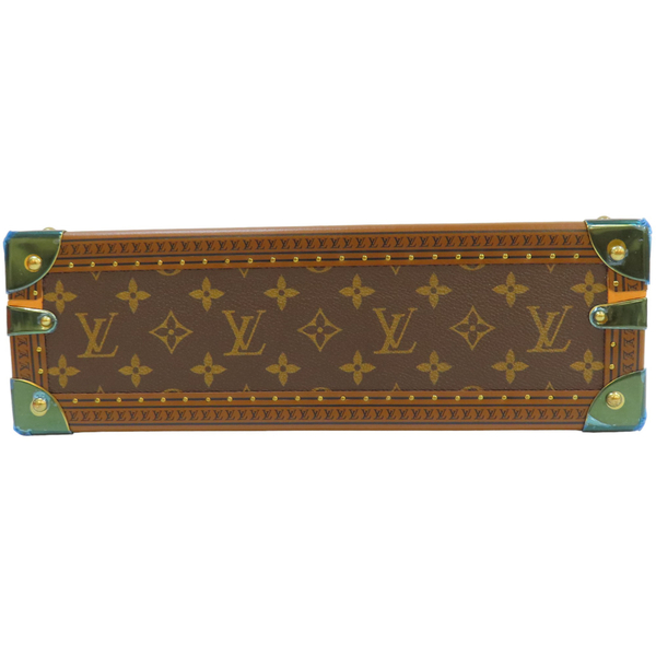 【二手名牌BRAND OFF】LOUIS VUITTON 路易威登 原花 COFFRET 8 MONTRES 腕錶 收藏盒 硬箱錶盒 M20039 product thumbnail 2