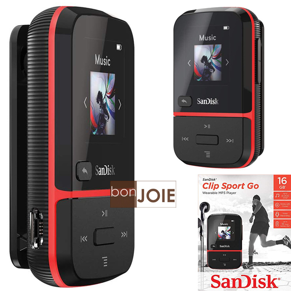 ::bonJOIE:: 美國進口 新款 Sandisk Clip Sport Go MP3 Player 16GB 數位隨身聽 (盒裝) LED屏幕 FM收音機 播放器