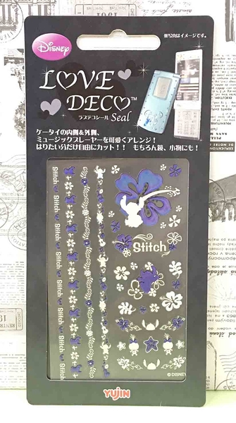 【震撼精品百貨】Stitch_星際寶貝史迪奇~貼紙-藍*97852