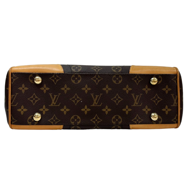 【二手名牌BRAND OFF】LOUIS VUITTON LV 路易威登 棕色 PVC塗層帆布 Beverly MM 肩背包 M40121 product thumbnail 4