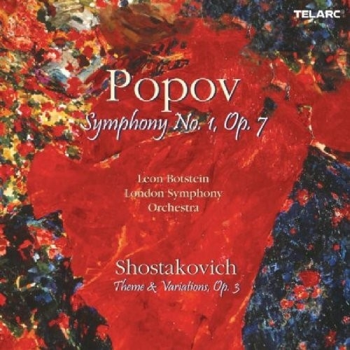 【停看聽音響唱片】【SACD】波波夫：第1號交響曲，Op.7／蕭士塔柯維契：主題與變奏，Op.3