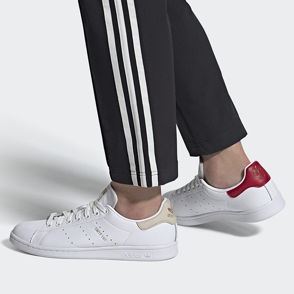 【現貨】Adidas Stan Smith 女鞋 休閒 金標 鴛鴦 草莓 白 紅【運動世界】 FY9202 product thumbnail 4