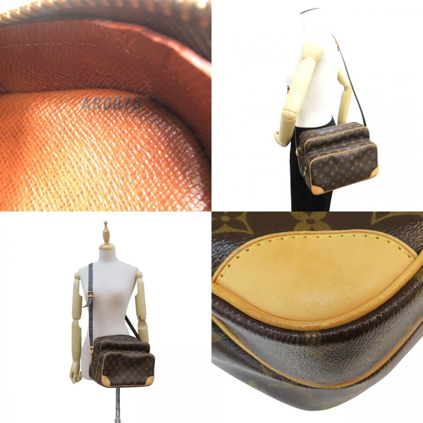 【二手名牌BRAND OFF】LOUIS VUITTON LV 路易威登 棕色 原花 PVC塗層帆布 Nile 單肩包 M45244 product thumbnail 8