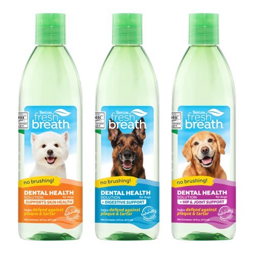 『寵喵樂旗艦店』鮮呼吸 Fresh breath 潔牙水 + (美膚、消化、髖關節) 16oz/罐 寵物日常口腔衛生保健 product thumbnail 2