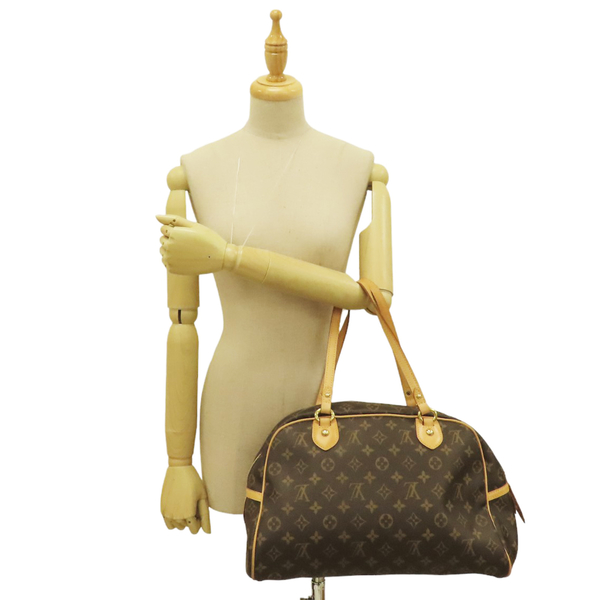 【二手名牌BRAND OFF】LOUIS VUITTON LV 路易威登 原花 PVC塗層帆布 Montorgueil PM 保齡球包 M95565 product thumbnail 8