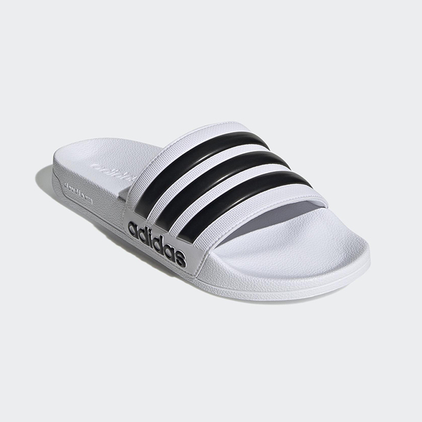 Adidas ADILETTE SHOWER 男鞋 女鞋 拖鞋 休閒 輕量 經典 白 黑【運動世界】GZ5921 product thumbnail 4