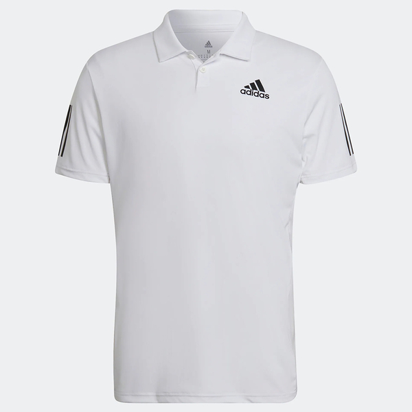 Adidas CLUB SMU3S POLO 男裝 短袖 POLO衫 網球 吸濕排汗 雙扣 白【運動世界】HF1815