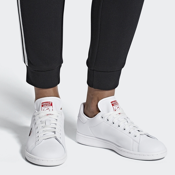 【現貨】Adidas Stan Smith 女鞋 休閒 情人節 愛心 楊冪代言 白【運動世界】G27893 product thumbnail 7