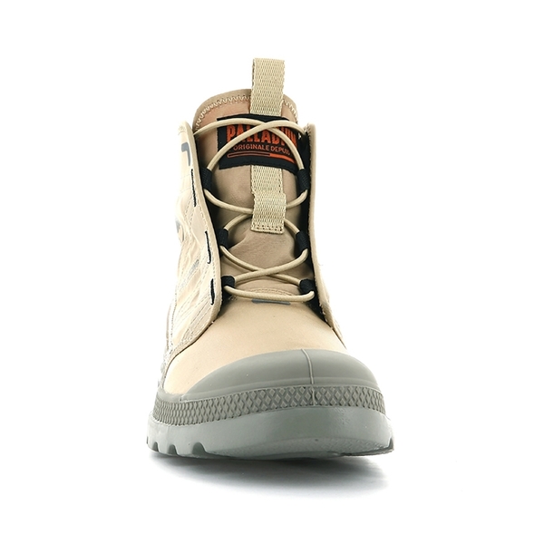 PALLADIUM PAMPA TRAVEL LITE 卡其 男女款 高筒 抓皺 抽繩 輕量 靴子 77039274 product thumbnail 3