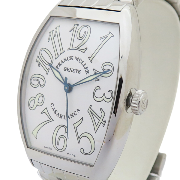 【二手名牌BRAND OFF】Franck Muller 法穆蘭 Casablanca 白色錶盤 自動上鍊 腕錶 34mm 6850 product thumbnail 3
