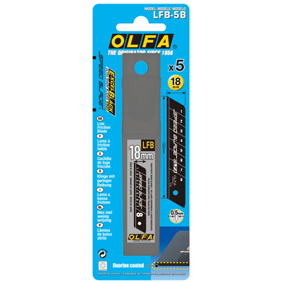 OLFA LFB-5B 塗氟快速切割大型美工刀片 (日本包裝型號LBSP5K型) (NOD)