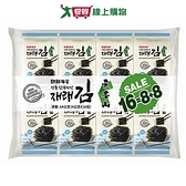 元本山朝鮮海苔經典鹽味量販袋64G【愛買】