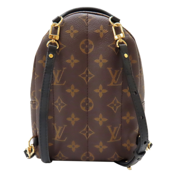 【二手名牌BRAND OFF】LOUIS VUITTON LV 路易威登 棕色 原花 PVC塗層帆布 Palm Springs Mini 後背包 M44873 product thumbnail 2