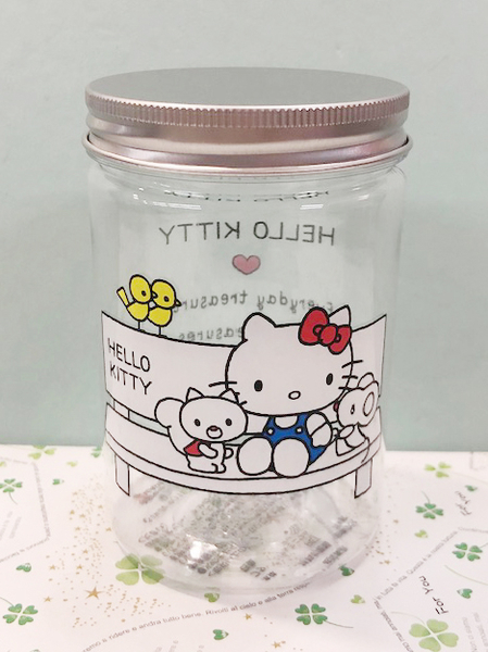 【震撼精品百貨】Hello Kitty_凱蒂貓~KITTY置物收納罐-長椅#06229