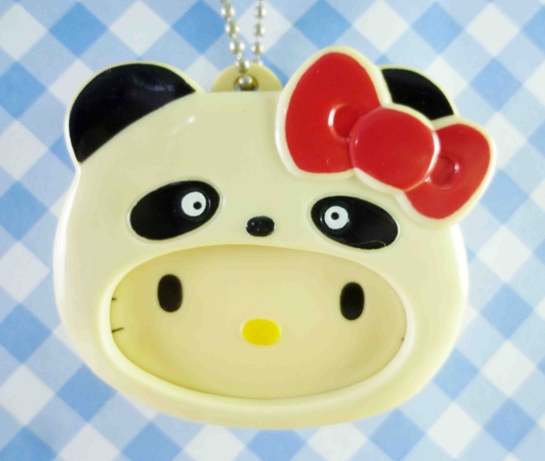 【震撼精品百貨】Hello Kitty 凱蒂貓~KITTY鑰匙圈-造型熊貓