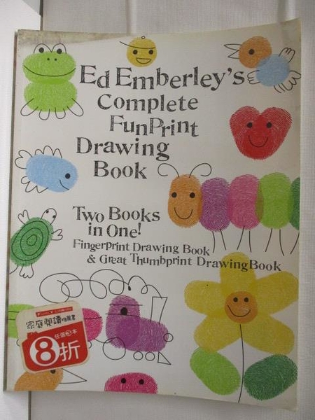 【書寶二手書T1／少年童書_OP4】Ed Emberley s Complete FunPrint Drawing Book-Two Books in One