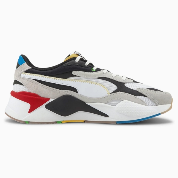 PUMA RS-X³ WH 男鞋 女鞋 老爹 復古 慢跑 緩衝 休閒 皮革 黑 白【運動世界】37330801 product thumbnail 3