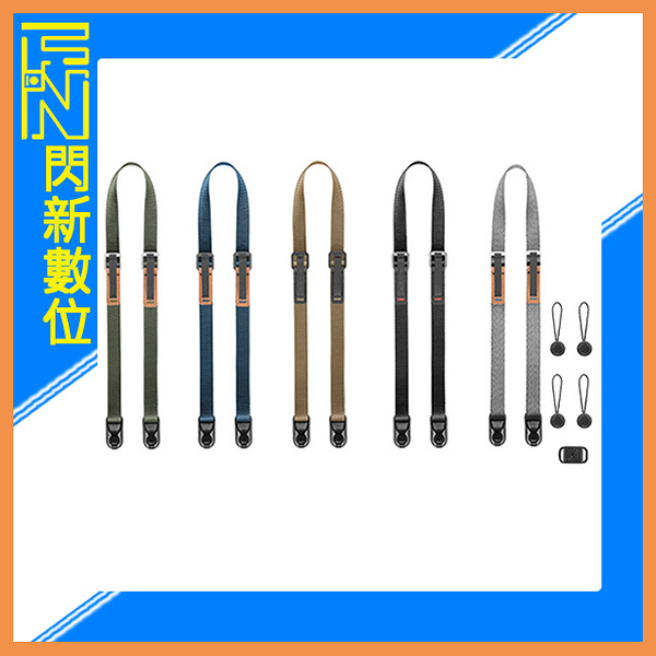 PEAK DESIGN 快裝潮流背帶 LEASH 相機背帶 背帶 黑/灰/藍/綠/黃 (公司貨)