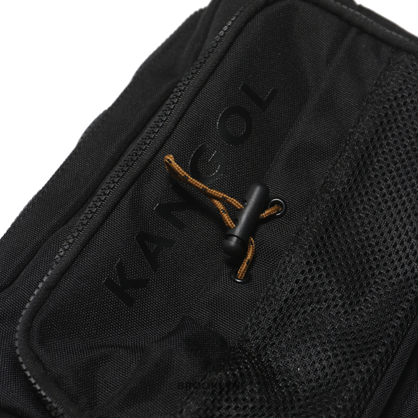 KANGOL 中型 黑 卡其 側背包 附贈小零錢包 斜背包 外出包 61551703- product thumbnail 3