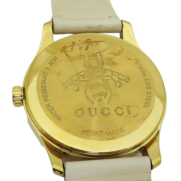 【二手名牌BRAND OFF】GUCCI 古馳 G-Timeless Bee Star 金色蜜蜂 星星 石英腕錶 126.4 product thumbnail 8