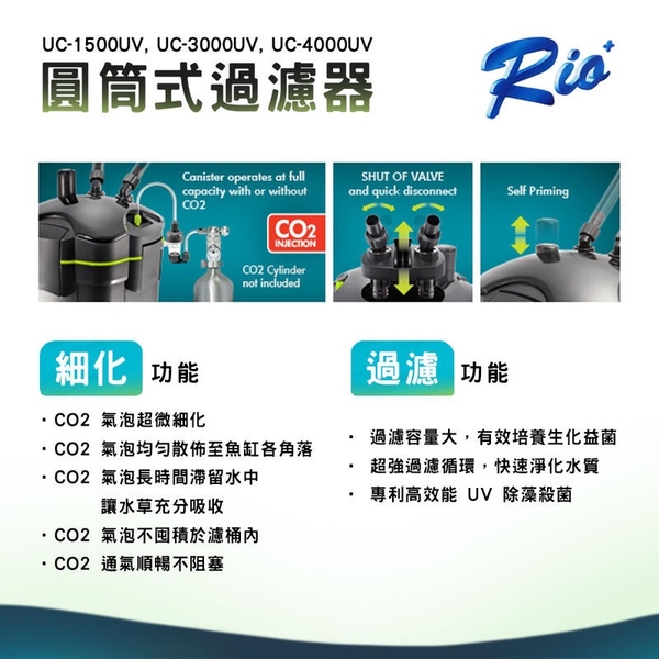 {台中水族} 台灣 RIO- 5層 圓桶過濾器 4000L/H 特價--過濾 180cm 6尺 魚缸適用 product thumbnail 7