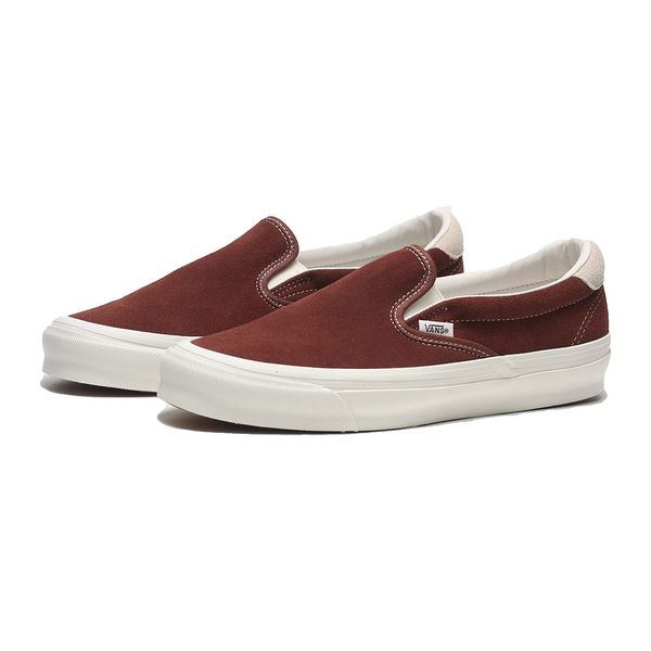 VANS 懶人鞋 OG SLIP-ON 59 LX 可可色 休閒鞋 男女 情侶鞋 VN0007QEBRO