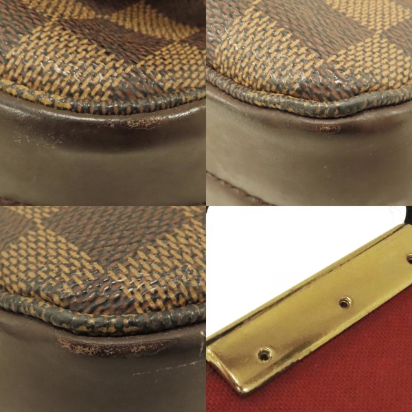 【二手名牌BRAND OFF】LOUIS VUITTON 路易威登 棕色 PVC塗層帆布 Bastille 棋盤格 郵差包 N45258 product thumbnail 7