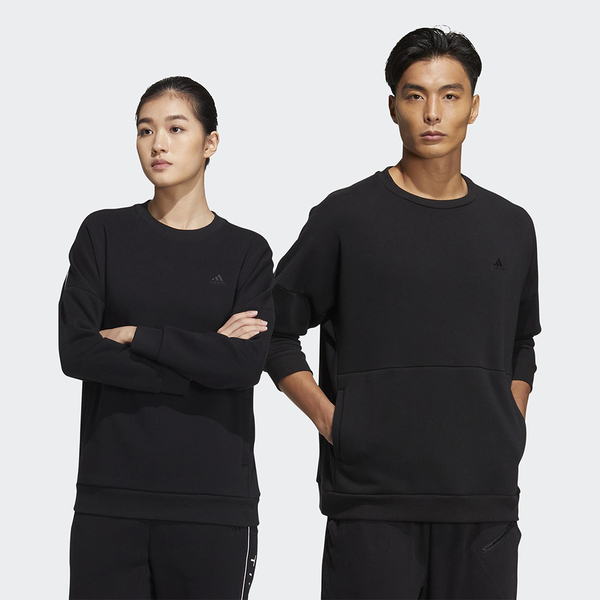 Adidas 男裝 女裝 長袖上衣 大學T 刷毛 口袋 灰/棕/黑【運動世界】HM2685/HM2687/HM2688 product thumbnail 8