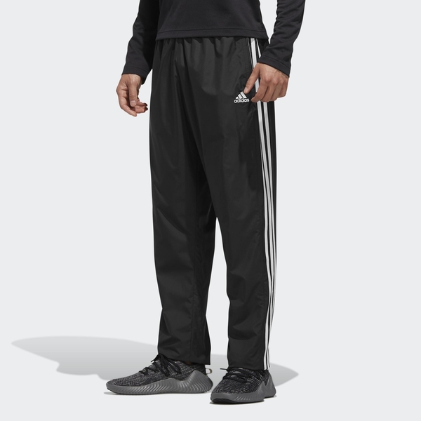 ADIDAS 3-STRIPES PANTS 男裝 長褲 休閒 慢跑 防風 防潑水 基本款 黑【運動世界】ED1984 product thumbnail 2