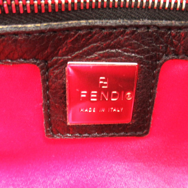 【二手名牌BRAND OFF】FENDI 芬迪 黑色 羊皮 單肩包 product thumbnail 6