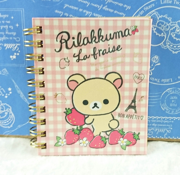 【震撼精品百貨】Rilakkuma San-X 拉拉熊懶懶熊~中便條本_草莓