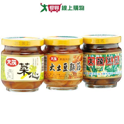 大茂 素食醬菜三合一(170G/3入)【愛買】