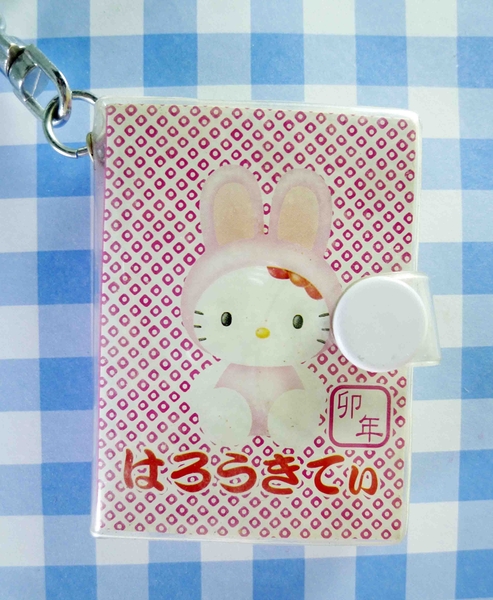 【震撼精品百貨】Hello Kitty 凱蒂貓~KITTY限量鑰匙圈-生肖小書系列-兔