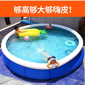 充氣泳池 超大充氣游泳池圓形游泳池成人洗澡池兒童游泳戲水池大型家用泳池