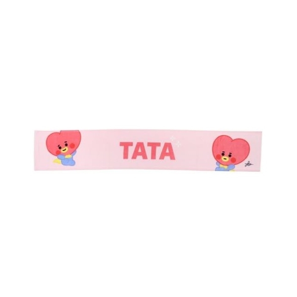 小禮堂 BT21 棉質抗菌長毛巾 19x110cm (TATA) 4992272-767742 product thumbnail 2