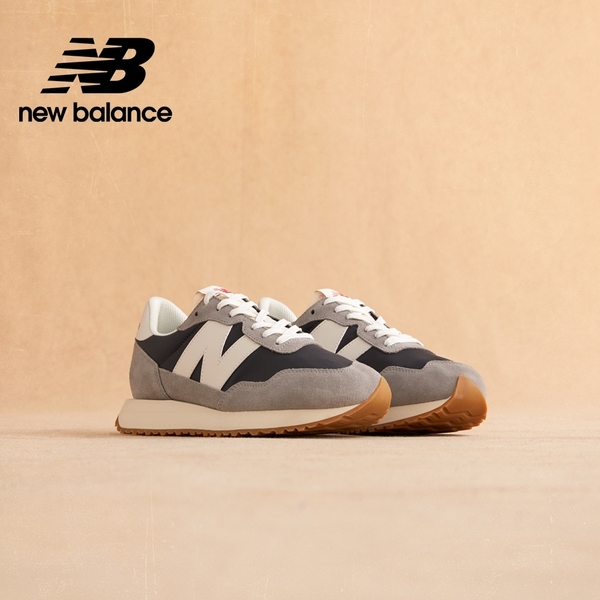 New Balance 中性(參考男款尺寸) 復古運動鞋 D寬楦 灰 KAORACER MS237SC product thumbnail 3