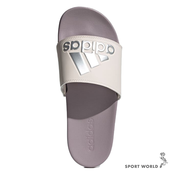 Adidas 拖鞋 女鞋 柔軟 ADILETTE COMFORT SLIDES 紫【運動世界】IG1273