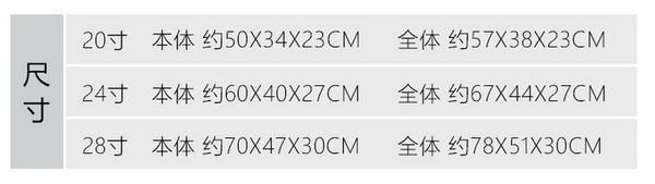 MOM JAPAN日本品牌 新款 輕量化鋁框霧面 PP材質 行李箱/旅行箱 -28吋-白 M3002 product thumbnail 7