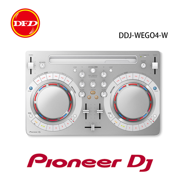 先鋒 Pioneer DDJ-WEGO4 DJ控制器 白色 DJ混音世界的入門首選 公司貨 WEGO 4 / DDJ-WEGO IV