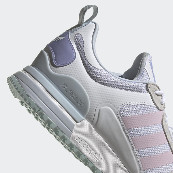 Adidas ZX 700 HD 女鞋 休閒 網布 麂皮 拼接 EVA中底 復古 白 粉 紫【運動世界】 H02765 product thumbnail 7