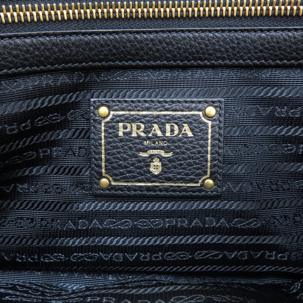 【二手名牌BRAND OFF】PRADA 普拉達 黑色 牛皮 單肩包 1BG100 product thumbnail 6