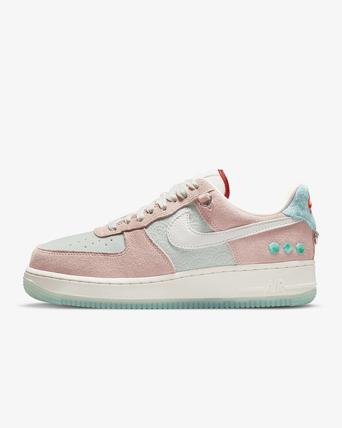 NIKE WMNS AIR FORCE 1 07 LX 女款 粉綠色 運動休閒鞋 DQ5361011【KAORACER】