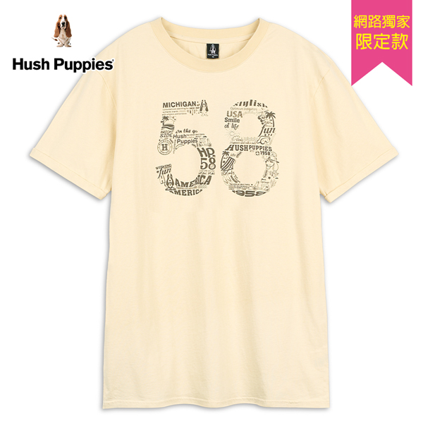 Hush Puppies T恤 男裝趣味塗鴉58復刻狗T恤 product thumbnail 2