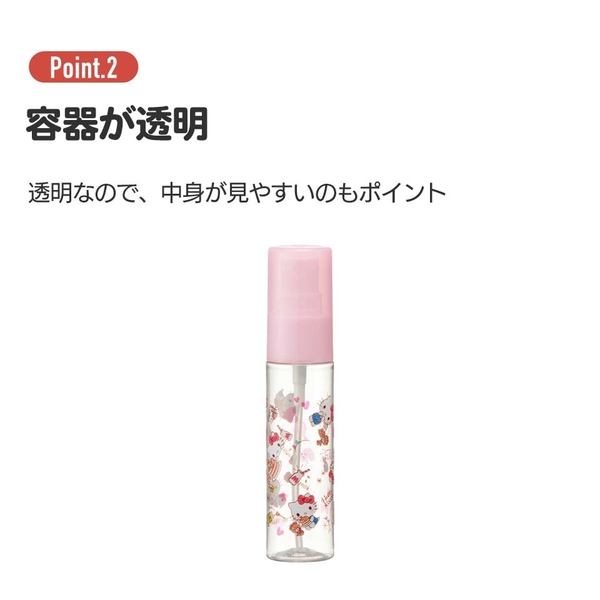 小禮堂 隨身透明噴霧罐 30ml 三麗鷗 Kitty 美樂蒂 哆啦A夢 小小兵 Miffy product thumbnail 3